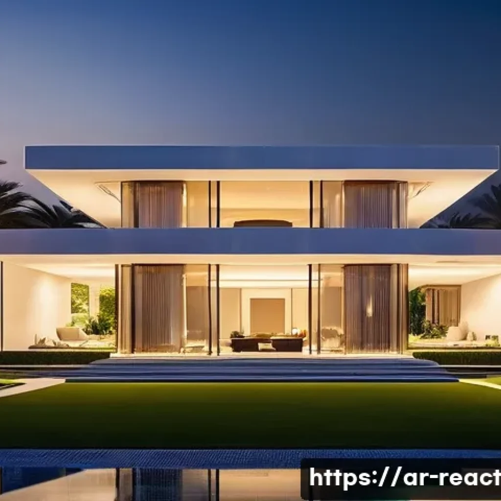 부동산 세금 신고의 장단점 - **Prompt 1: "The Shield of Investment Security"**
A sleek, modern villa, possibly with elements ...
