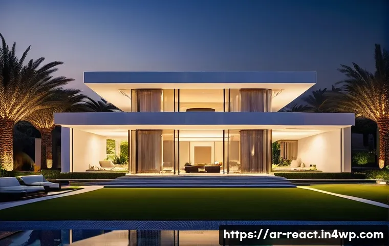 부동산 세금 신고의 장단점 - **Prompt 1: "The Shield of Investment Security"**
A sleek, modern villa, possibly with elements ...